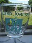 5 Vintage Howard Johnson s Motor Lodges Glasses Weighted Bottoms