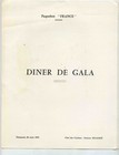 Paquebot France Dinner De Gala Menu   Soiree De Gala Program 1972 French Line