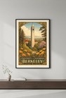      University Of California Berkeley Poster - 18x24    Premium Art Print 200gsm