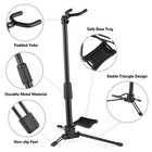 Foldable Digital Wind Instrument Stand Adjustable Metal Aerophone Holder7438