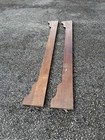 Pair Antique Solid Oak Bed Rails 73 x5 -9  Parts Repair Wood-lumber Salvage  a