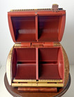 Discgear Marble Faux Burlwood 50 Cd Dvd Selector Rolodex Style Storage Case Box