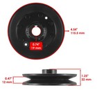 3x Blade Drive Pulley For John Deere 245 46 deck 1993-1994