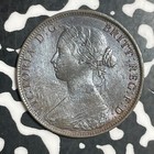 1864 Nova Scotia Large Cent Lot t3217 Beautiful Detail  Obverse Scratch