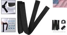 8 6ft Soft Black Belt For Karate  Taekwondo   Judo - Double-wrap Design