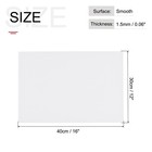 Abs Plastic Sheet 16 Inch X 12 Inch X 0 06 Inch Abs Styrene Sheets White 4 Pcs