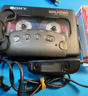 Sony Wm-rx707 Recording Walkman Cassette Player Black  New Belt  Serviced  Works