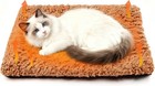 Self Warming Cat Bed For Indoor Cats 14   X 20   - Cozy Fleece Heating Pad  N   