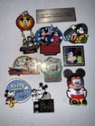 Wdw Disneyland Walt Disney Mickey Mouse 10 Pin Collection Lot- Limited Edition
