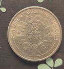 Bullwinkle s Moose Money Token- Bw103 n - 0 984 - 25 Mm -showbiz Rock-afire Show