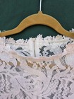 New Unbranded Lace Women s Sz  L Wedding Top  Long Sexy Floral Flare Sleeves   