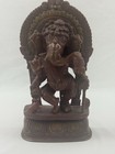 Vintage Brass Dancing Ganesha Nritya Ganapati Hindu Statue 12 5    11 Lb India