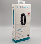 New Fitbit Alta Hr Heart Rate Fitness Wristband Activity Tracker Black Size L