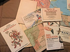 National Geographic Maps 13- Middle East  Civil War  France  Etc 1929-2005  1