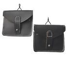Pairww1 French Black Leather Ammo Pouches   Bayonet Frog Lebel Ww1 Reproduction 