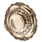 Wallace Baroque Original Vintage Signed Silverplate Centerpiece Repousse Bowl