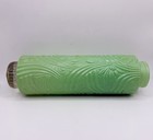 Vintage Art Deco Skyscraper Torpedo Lamp Shade Green Satin Glass 1930s
