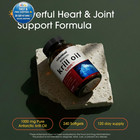 Antarctic Krill Oil 1 000mg - 240 Softgels - 240 Count  pack Of 1 