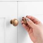 10 Pack 1-1 4 Inch  Round Antique Copper Cabinet Knobs Vintage Copper Drawer    