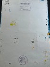 Basquiat Drawing And Painting On Old Paper Signed Stamped Vintage