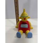 Cr Gibson Ceramic Robot Coin Bank Yellow Red Blue 30510 082272i