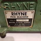 Rhyne Floral Pick Machine Serial No  A f  88245 With Weight Works
