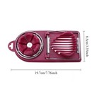 Multifunctional Pp Base Egg Cutter 2-in-1 Stainless Steel Wire Pull Egg Cutter