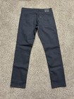 Levis Strauss 511 36x34 Slim Fit Gray Cotton Stretch Denim Skinny Jeans