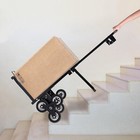 Stair Climbing Cart 460lbs Capacity  Portable Folding Trolley With 6 Wheels