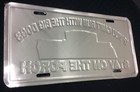  big Dogs Stay On The Porch  Tag 6 x12  Silver Metal Vehicle License Plate
