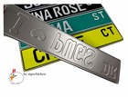 Custom Street Signs - Embossed  Custom Text  Sign  Man Cave  Home Decor  Garage