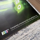 Vintage Apple Ipod Nano Ad Poster Silhouette 28in Long 22in Wide 2007
