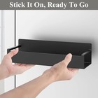 4 Pack Magnetic Spice Rack Organizer Black Fridge Oven Storage Holder Shelf