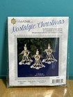 Nostalgic Christmas Crystal Beaded Ornament Kit  Makes 3 Angels   A-23