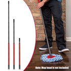 Long Telescopic Spin Mop Pole Handle Replacement 3-section For O-cedar Easywring