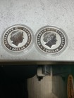  2  2017 Australia 1 Oz  999 Fine Silver Koala  1 Coin  Bu In Plastic Capsule