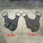 Retro Leather Medieval Pirate Baldric Sword Holster Strap Belt Cosplay Costume