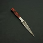 Scottish Dirk Sgian Dubh Knife Forged Damascus Steel Dagger Double Edge Fulltang
