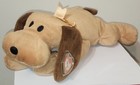 Ty Pillow Pals - Woof The Brown Dog  14 Inch  Mwmts Plush Stuffed Animal Toy