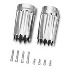 Aluminum Cnc Chrome Fork Cans Boots Cover For Harley Touring Street Road Glide