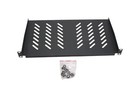 2-pack - 1u 19   480mm  Vented Server Rack Shelf Mounts 10   250mm  Deep Tray