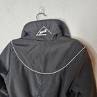 Vintage Jardi Snow Suit Womens 10 Black Fashion Belt Pleats Embroidered Logo 70s