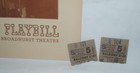 1944 Playbill  Ten Little Indians  Broadhurst Theatre  W stubs  Agathie Christie