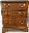 Pair Of L    J g  Stickley Leopold Original Mahogany 3 Drawer Nightstands