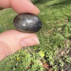 63 55 Cts Natural Untreated Blue Gray Star Sapphire Oval Cabochon Loose Gemstone