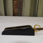 Vintage Black And Gold Desk Scissor And Letter Opener Set