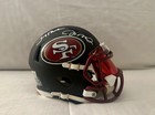 Jerry Rice   Joe Montana Signed 49ers Flat Black Mini Helmet - Fanatics