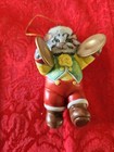 Franklin Mint Lot Of 5 Santa Claws Symphony Ornaments Cats W music Instruments