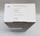 Newport Brass 201-1 56 Bath 8 In Shower Arm W  Flange Flat Black