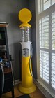 Beaver Gas Pump Style 25   Coin-op Gumball candy Vending Machine Yellow white